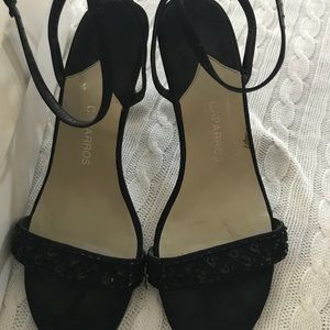 Caparros Strappy Sandal with Sequin S6